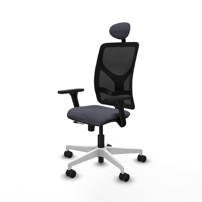 PIQUERAS Y CRESPO Silla de oficina Motilla con mecanismo Sincro/Traslack, brazos 3D y cabecero fijo PIQUERAS Y CRESPO Silla de oficina Motilla con mecanismo Sincro/Traslack, brazos 3D y cabecero fijo
