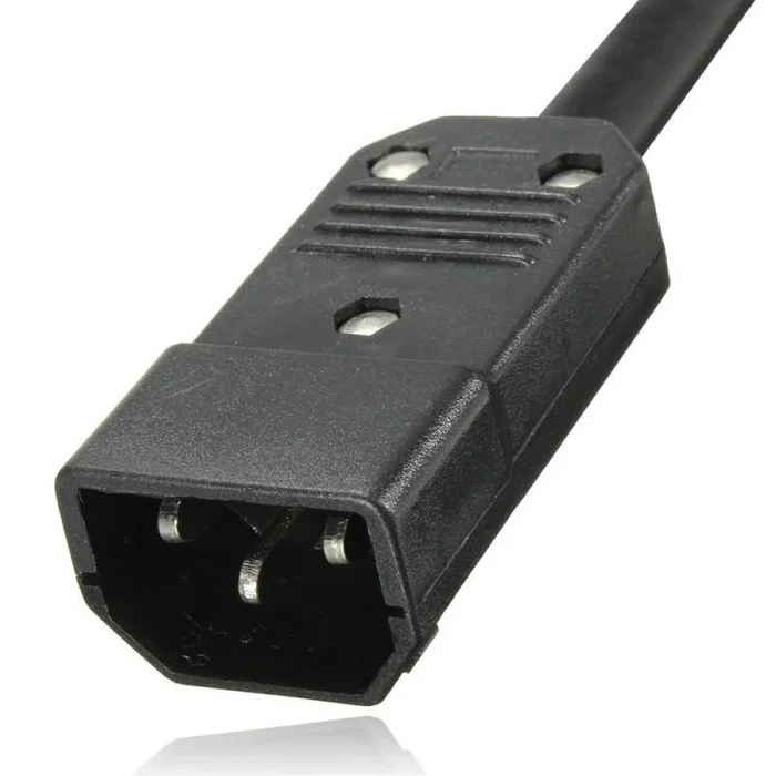 Techly Regleta 19" 8 Tomas Schuko con Interruptor ON/OFF - 2m Cable Negro/Rojo - Conector C14 16A 250V