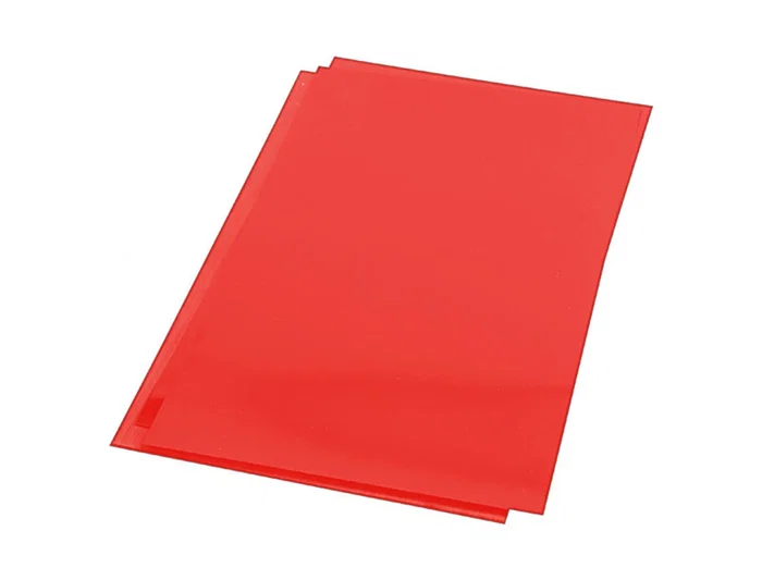 Q-connect Tapas de Encuadernación PVC DIN A4 Opaca Rojo 180 Micras Caja 100 Unidades