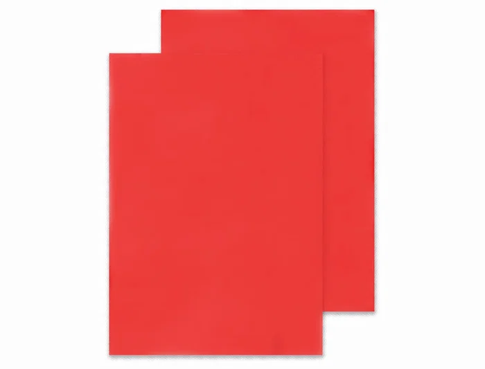 Q-connect Tapas de Encuadernación PVC DIN A4 Opaca Rojo 180 Micras Caja 100 Unidades