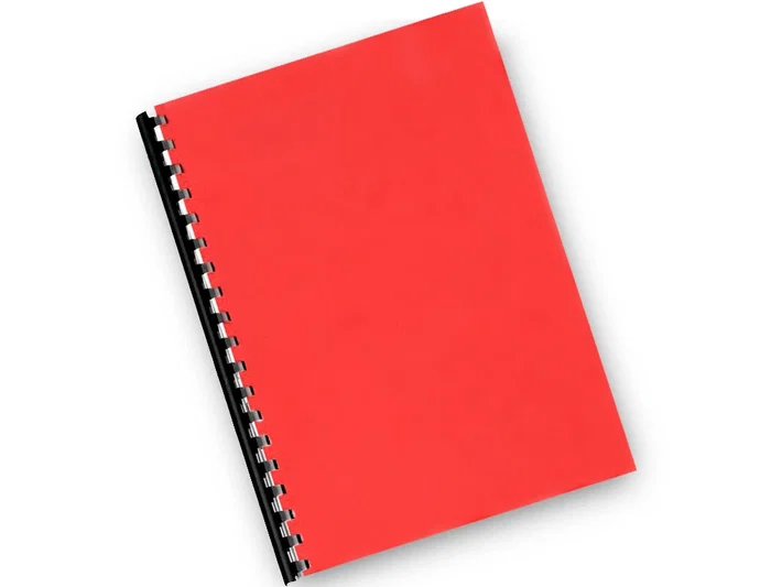 Q-connect Tapas de Encuadernación PVC DIN A4 Opaca Rojo 180 Micras Caja 100 Unidades