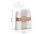 KioKids Set de 3 Muselinas de Bambú 70x70 cm - Gris, Blanco y Ratoncitos