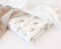 KioKids Set de 3 Muselinas de Bambú 70x70 cm - Gris, Blanco y Ratoncitos