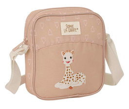 Bolso Bandolera Sophie la Girafe Beige 16 x 18 x 4 cm