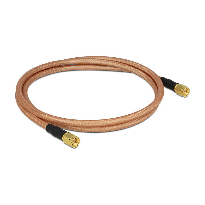 DeLOCK Cable Coaxial RG-142 SMA a SMA 1 m