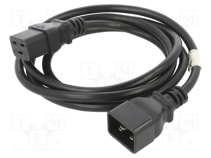 SALICRU Cable de alimentación IEC C20/C19 1,8 m 16 A Negro