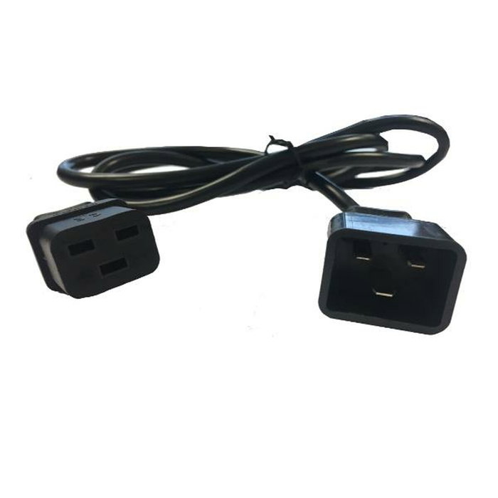 Lanberg Cable de alimentación C19-C20 1,8 m Negro