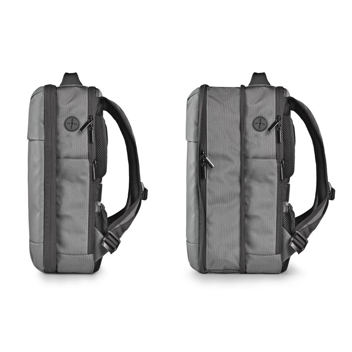 NGS Monray Sacks Horizon Mochila Expandible para Portátil de 14,1 pulgadas, Gris