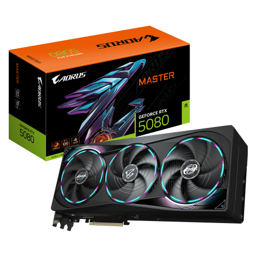 Gigabyte AORUS GeForce RTX 5080 MASTER 16GB GDDR7