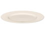 VESSIA Plato llano de porcelana relieve rayas 27cm Blanco