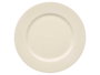 VESSIA Plato llano de porcelana relieve rayas 27cm Blanco