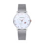 Radiant RA545203 Milky Way 36mm con esfera blanca y correa de malla gris