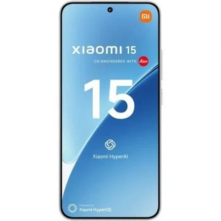 Xiaomi 15 Smartphone - 12GB RAM 512GB ROM, Pantalla 6.36" CrystalRes AMOLED 120Hz, Snapdragon 8 Elite, Cámara Leica 50MP, 5G, IP68, Blanco, Ref. MZB0IU5EU