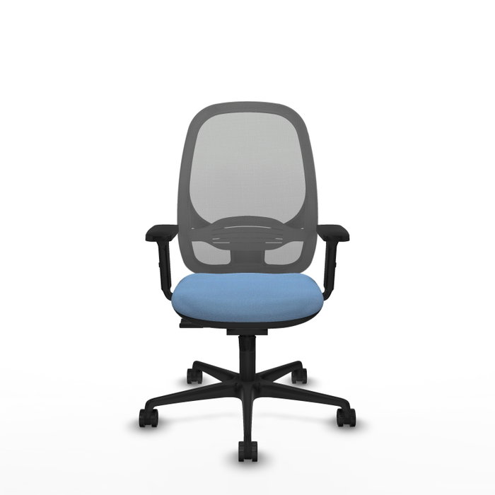 PIQUERAS Y CRESPO Silla de oficina Cilanco con mecanismo Sincro, Azul cielo y Gris PIQUERAS Y CRESPO Silla de oficina Cilanco con mecanismo Sincro, Azul cielo y Gris
