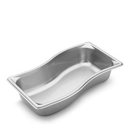 Vollrath Cubeta GN 1/3-065, Acero Inoxidable, Pan Interna, 32.5 x 17.6 x 6.5 cm para Buffet y Exposición