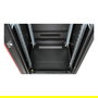 ROLINE 26.21.0231 Rack de red 19 pulgadas 42U, bastidor independiente 600x600 mm, puertas de vidrio, 600 kg capacidad, negro