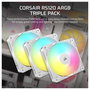 Corsair RS120 ARGB Ventilador de Carcasa 120 mm Blanco (Pack de 3)