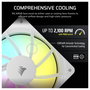 Corsair RS120 ARGB Ventilador de Carcasa 120 mm Blanco (Pack de 3)