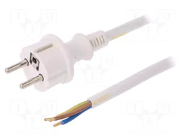 PLASTROL Cable de alimentación H05VV-F 3x2,5mm2 de 5m
