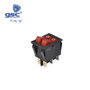 GSC Evolution Bolsa 5u Interruptor DPDT ON/OFF con luz 16(4)A-16A Negro