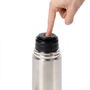 Thermosport Termo Inox 1000ml - Botella Térmica de Acero Inoxidable para Bebidas Frías y Calientes, Ideal para Viajes y Deporte, Capacidad 1 Litro (1000 ml) (6 Unidades)
