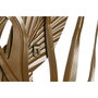 DKD Home Decor Set de 2 Decoraciones de Pared de Hojas en Metal Dorado 80x80 cm