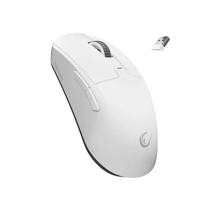 Rampage Zenith Pro Ratón inalámbrico 26000 DPI blanco receptor 4 KHz PAW3395 BT 5.2