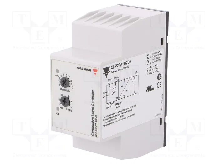 CARLO GAVAZZI Relé de monitorización de nivel de líquido conductivo Serie CL CARLO GAVAZZI Relé de monitorización de nivel de líquido conductivo Serie CL