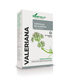 SORIA NATURAL Cápsulas de Valeriana de Liberación Prolongada 30 Cápsulas