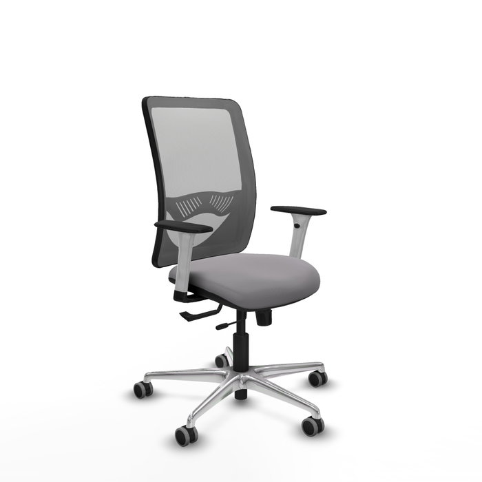 PIQUERAS Y CRESPO Silla de oficina Zulema Gris con mecanismo Sincro/Traslack PIQUERAS Y CRESPO Silla de oficina Zulema Gris con mecanismo Sincro/Traslack