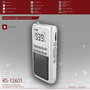 SAMI Radio FM Mini Digital con Altavoz Integrado, Batería Recargable, Soporta Tarjeta Micro SD