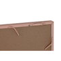 DKD Home Decor Espejo de Ventana en Hierro y Cristal Rosa Palo 90x90 cm