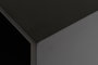DKD Home Decor Mueble TV Balines Negro Natural 160x65x38 cm Abeto Ratan
