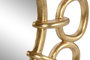 DKD Home Decor Espejo de Resina Dorado con Cadena 95x95 cm