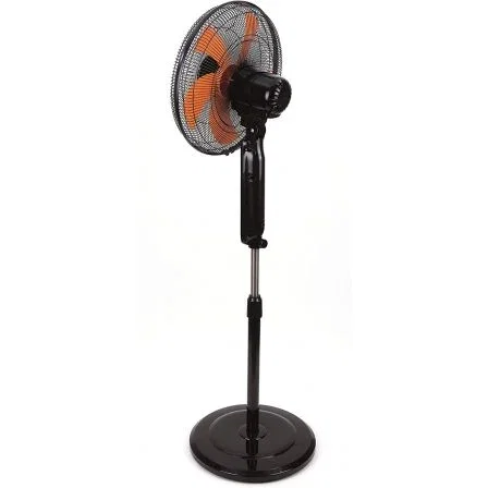 VENTILADOR DE PIE JATA VP3045 - 50W - 4 ASPAS - DIÁMETRO 40CM - 3 VELOCIDADES - ALTURA REGULABLE - CABEZAL INCLINABLE - BASE REDONDA GRAN ESTABILIDAD