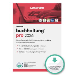 Lexware Buchhaltung Pro 2026 - 1 Dispositivo, 1 Año - Descarga ESD