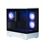 Zalman P30 BW Carcasa de Ordenador Mini Tower Negra con Panel de Vidrio Templado