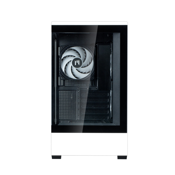 Zalman P30 BW Carcasa de Ordenador Mini Tower Negra con Panel de Vidrio Templado