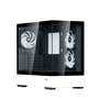 Zalman P30 BW Carcasa de Ordenador Mini Tower Negra con Panel de Vidrio Templado