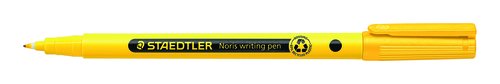 Rotulador Fibra Staedtler 307 Noris Writing Pen Amarillo (Set de 10) Rotulador Fibra Staedtler 307 Noris Writing Pen Amarillo (Set de 10)
