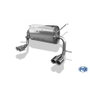 Fox Escape Trasero FXTO082005-068 para Toyota MR2 W3, 1.8L 103kW, Tubo 55mm, Homologación ECE, Acabado Plateado