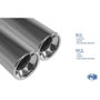 Fox Escape Trasero FXTO082005-068 para Toyota MR2 W3, 1.8L 103kW, Tubo 55mm, Homologación ECE, Acabado Plateado