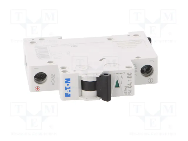 EATON ELECTRIC FAZ-DC Interruptor magnetotérmico 4A 250VDC 1 polo EATON ELECTRIC FAZ-DC Interruptor magnetotérmico 4A 250VDC 1 polo