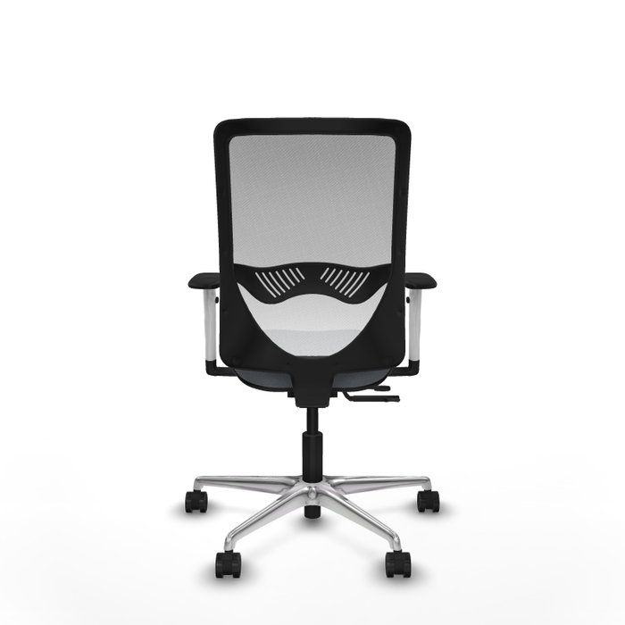 PIQUERAS Y CRESPO Silla de oficina Zulema con mecanismo Sincro/Traslack, Gris y Blanco PIQUERAS Y CRESPO Silla de oficina Zulema con mecanismo Sincro/Traslack, Gris y Blanco