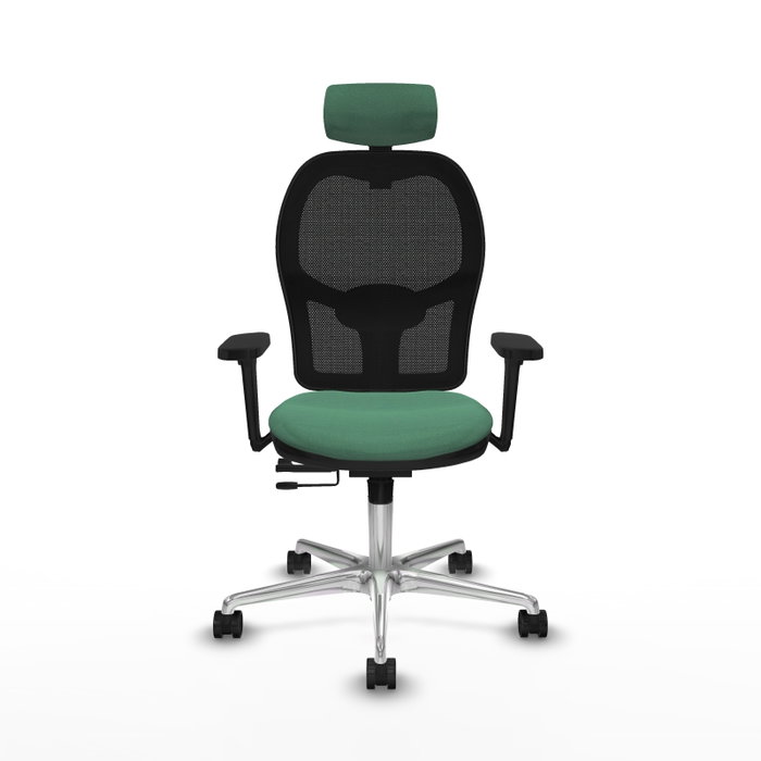 PIQUERAS Y CRESPO Silla de oficina Jorquera Verde esmeralda y Negro