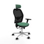 PIQUERAS Y CRESPO Silla de oficina Jorquera Verde esmeralda y Negro