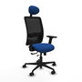 PIQUERAS Y CRESPO Silla de oficina Zulema Azul con mecanismo Sincro/Traslack