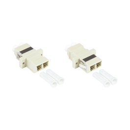 GoodConnections Acoplador LWL Duplex LC (UPC) a LC (UPC) OM2 Multimodo Gris