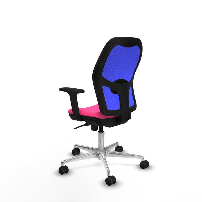 PIQUERAS Y CRESPO Silla de oficina Jorquera con mecanismo Sincro, Rosa y Azul PIQUERAS Y CRESPO Silla de oficina Jorquera con mecanismo Sincro, Rosa y Azul