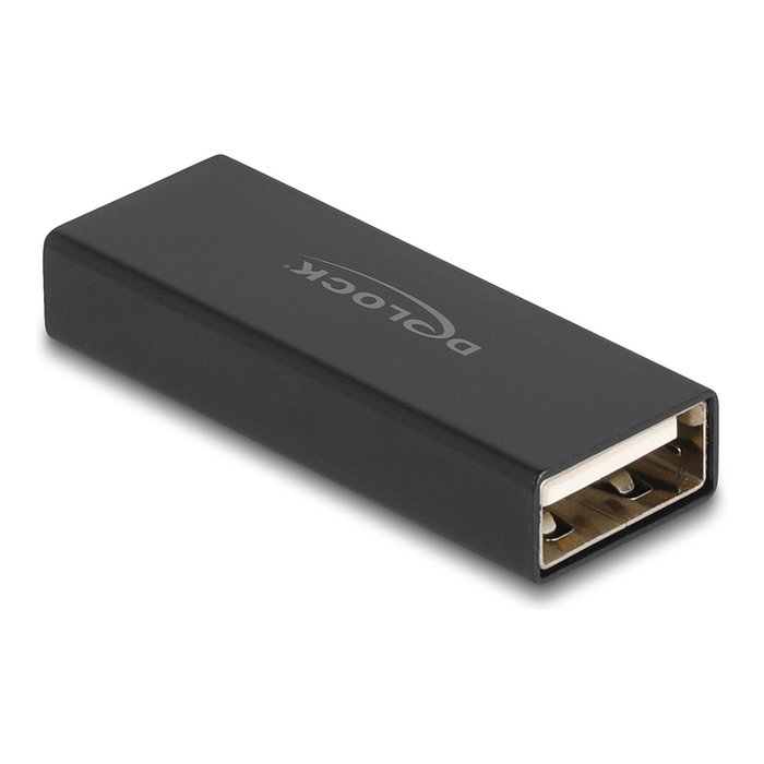DeLOCK Adaptador Cambiador de Género USB 2.0 Hembra a Hembra Negro DeLOCK Adaptador Cambiador de Género USB 2.0 Hembra a Hembra Negro